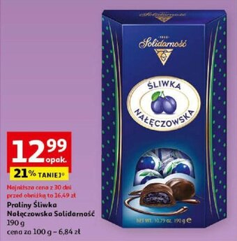 Auchan Praliny Śliwka Nałęczowska Solidarność 190g oferta