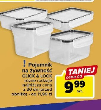 Carrefour Market Pojemnik click&lock 1 l oferta