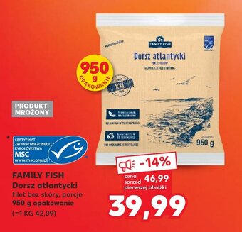 Kaufland FAMILY FISH Dorsz atlantycki 950 g oferta