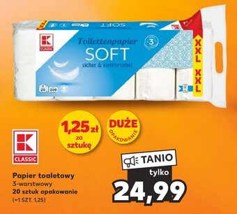 Kaufland Papier toaletowy 20 sztuk opakowanie oferta