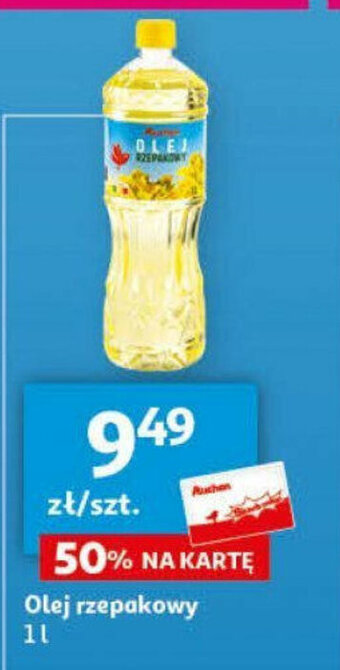 Auchan Olej rzepakowy 1l oferta