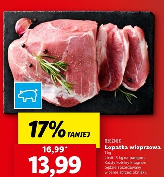 Lidl Łopatka wieprzowa oferta