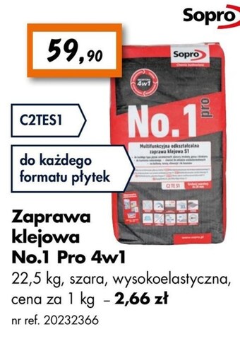 Bricoman Zaprawa klejowa sopro oferta
