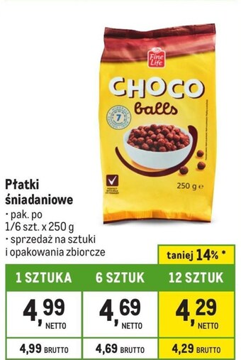 Makro Płatki śniadaniowe oferta