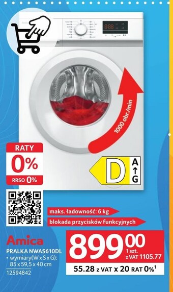 Selgros Pralka amica oferta