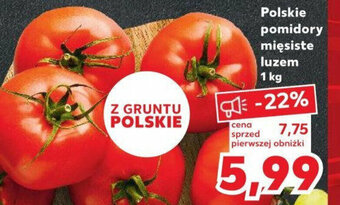 Kaufland Polskie pomidory mięsiste 1kg oferta