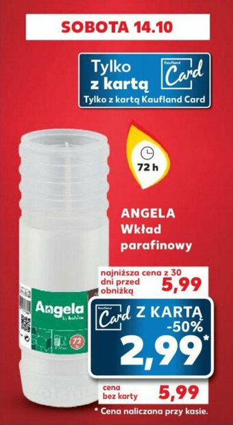 Kaufland ANGELA Wkład parafinowy oferta