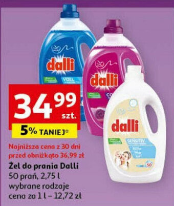Auchan Żel do prania Dalli 50 prań, 2,75 l oferta