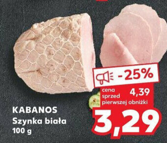 Kaufland KABANOS Szynka biała 100g oferta
