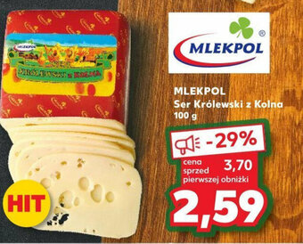 Kaufland MLEKPOL Ser Królewski z Kolna 100 g oferta