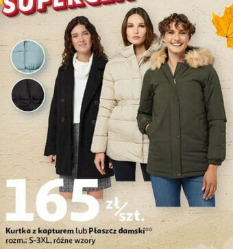 Auchan Kurtka z kapturem lub Płaszcz damski oferta