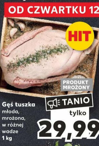 Kaufland Gęś tuszka młoda 1 kg oferta