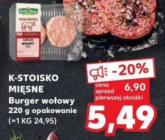 Kaufland Burger wołowy 220 g oferta