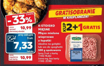 Kaufland Mięso mielone wieprzowe z łopatki 500g oferta
