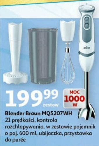 Auchan Blender Braun MQ5207WH oferta