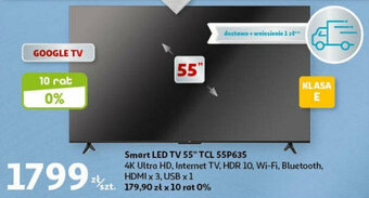 Auchan Smart LED TV 55" TCL 55P635 oferta