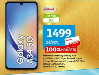 Auchan Smartfon Samsung Galaxy A34 oferta