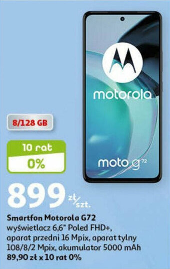 Auchan Smartfon Motorola G72 oferta