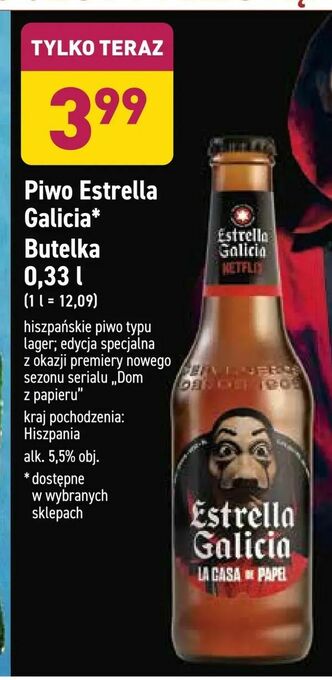 ALDI Piwo Estrella Galicia oferta