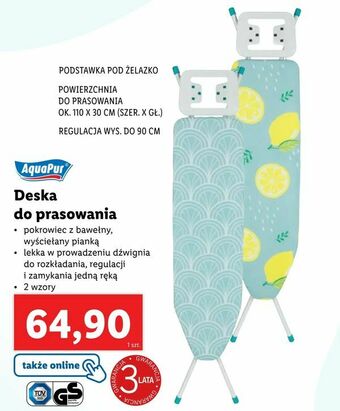 Lidl Deska do prasowania oferta