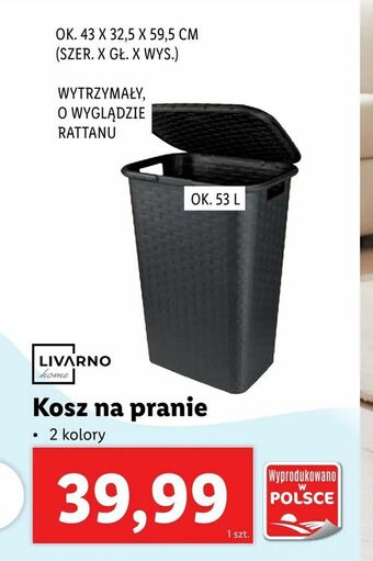 Lidl Kosz na pranie oferta