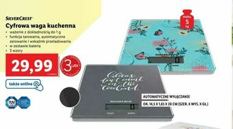 Lidl Cyfrowa waga kuchenna oferta
