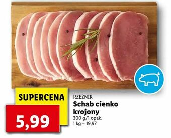 Lidl Schab cienko krojony oferta