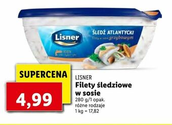 Lidl Filety śledziowe w sosie oferta