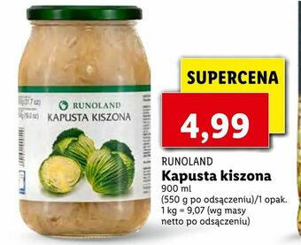 Lidl Kapusta kiszona oferta