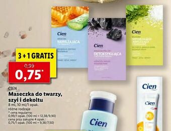 Lidl Maseczka do twarzy, szyi i dekoltu oferta