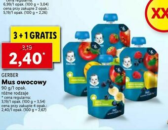 Lidl Mus owocowy oferta