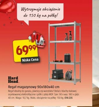 Jula Regał magazynowy 90x180x40 cm oferta
