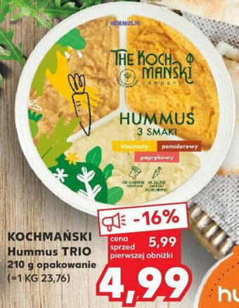 Kaufland Hummus TRIO 210 g oferta
