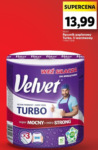 Lidl VELVET Ręcznik papierowy Turbo oferta