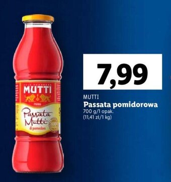 Lidl MUTTI Passata pomidorowa 700g oferta