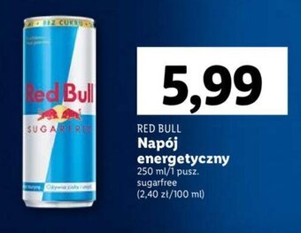 Lidl RED BULL Napój energetyczny 250 ml oferta