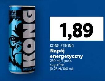 Lidl KONG STRONG Napój energetyczny 250 ml oferta