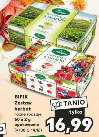 Kaufland BIFIX Zestaw herbat 60 x 2 g oferta