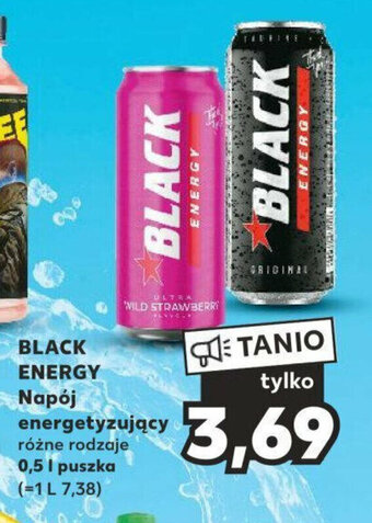 Kaufland BLACK ENERGY Napój energetyzujący 0,5 l oferta