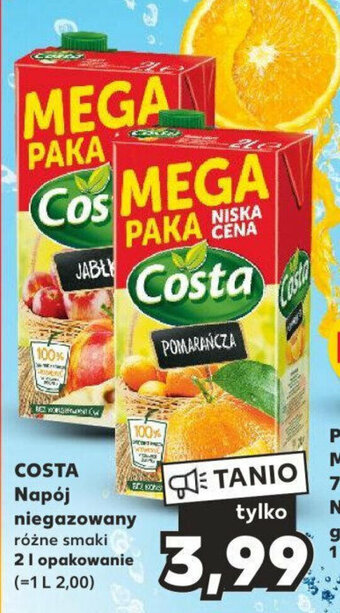 Kaufland COSTA Napój niegazowany 2 l oferta