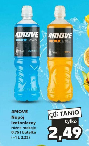Kaufland 4MOVE Napój izotoniczny 0,75 l butelka oferta