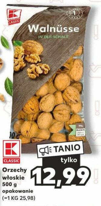 Kaufland Orzechy włoskie 500 g oferta