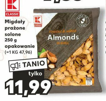 Kaufland Migdały prażone solone 250 g oferta