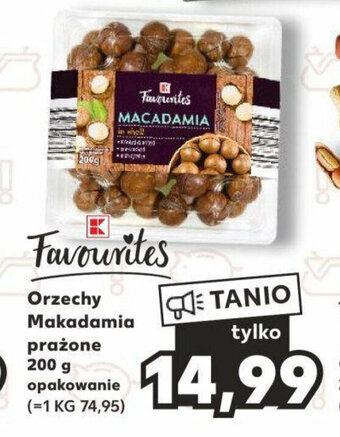 Kaufland Orzechy Makadamia prażone 200 g oferta