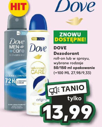Kaufland DOVE Dezodorant 50/150 ml oferta