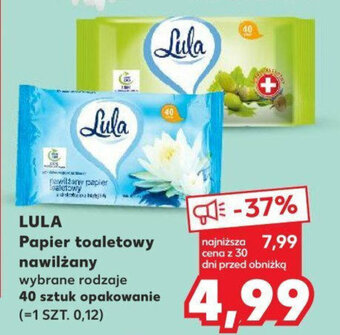 Kaufland LULA Papier toaletowy nawilżany 40 sztuk oferta