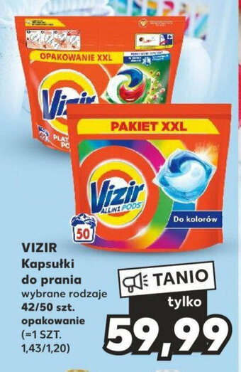 Kaufland VIZIR Kapsułki do prania 42/50 szt. oferta