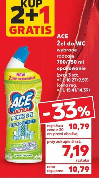 Kaufland ACE Żel do WC 700/750 ml oferta