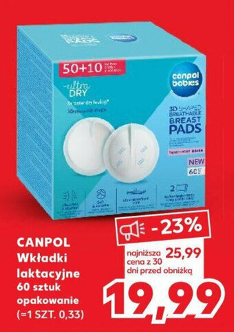 Kaufland CANPOL Wkładki laktacyjne 60 sztuk oferta