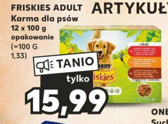 Kaufland FRISKIES ADULT Karma dla psów 12 x 100 g oferta